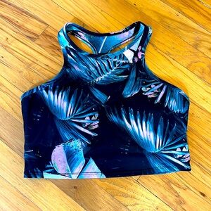 Fabletics Cropped Workout top/long line sports bra